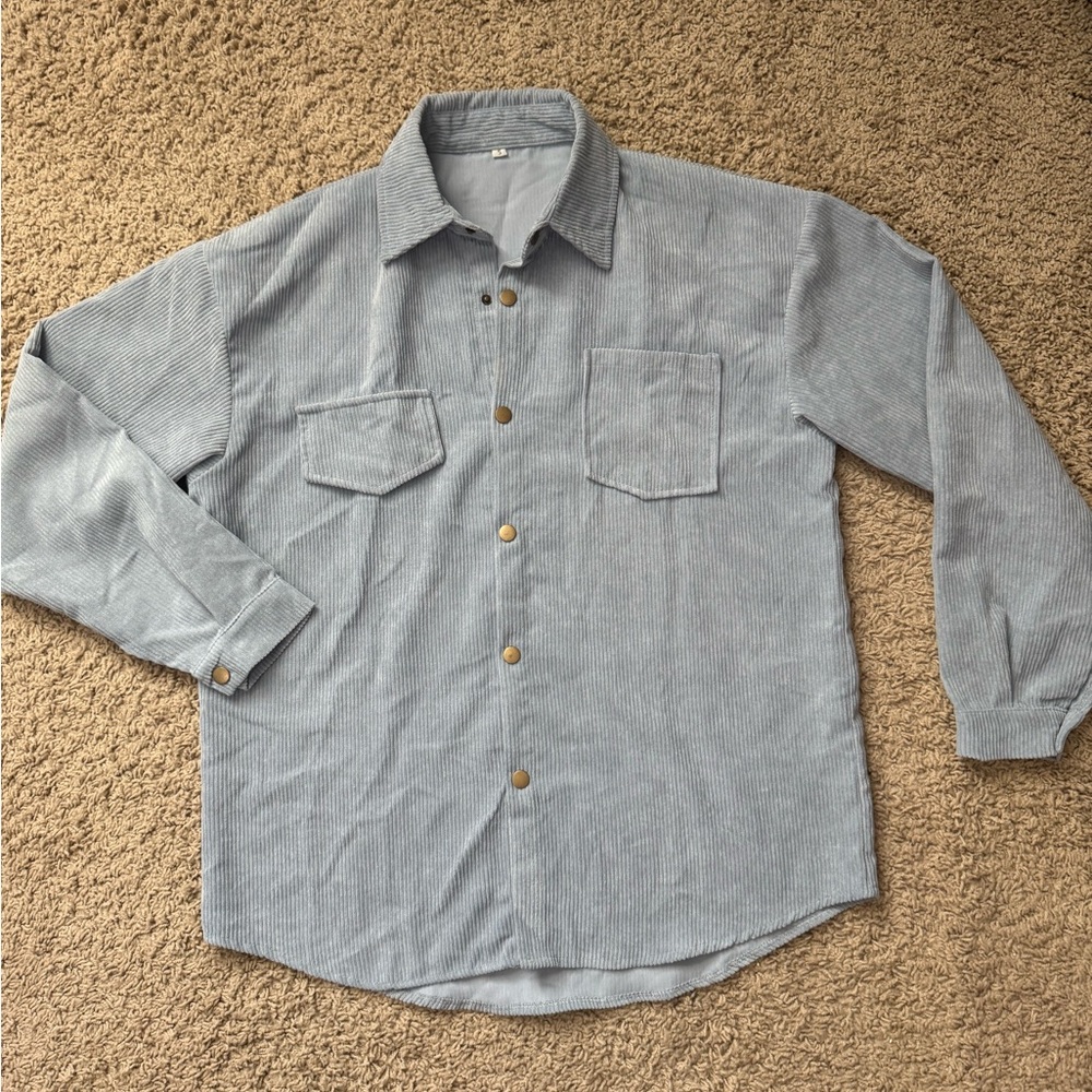 Ladies Corduroy Button Down 💙